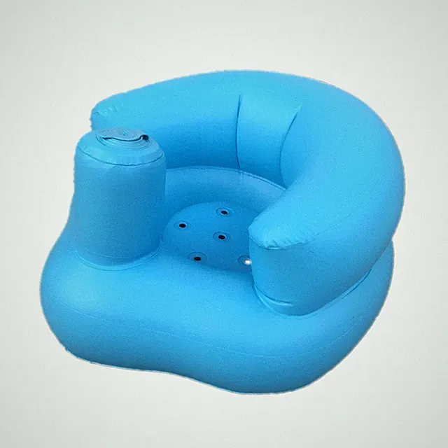 Aufblasbarer Kindersitz Leicht Baby-Bodensitz Wasserfest für Reisen, Badezimmer