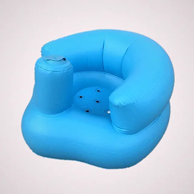 Aufblasbarer Kindersitz tragbar Baby-Bodensitz kompakt für Kinderzimmer, Reisen