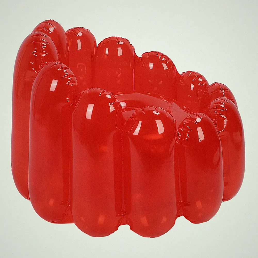 Aufblasbarer Sofa-Sessel Tragbar Für Draußen Transparent