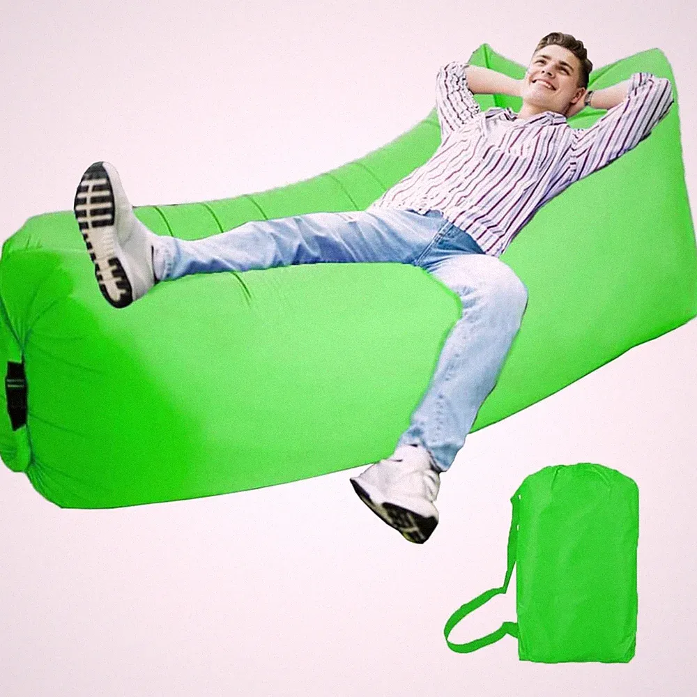 Aufblasbares Sofa Camping Luftliege Strand 240cm Sitzsack