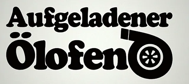Aufgeladener Ölofen Aufkleber Auto Fenster Wand Möbel Dekoration