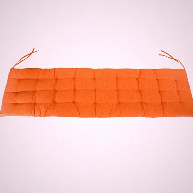 Auflage für Gartenbank 150 x 40 x 4 cm Sitzpolster mit Steppung und Bändchen