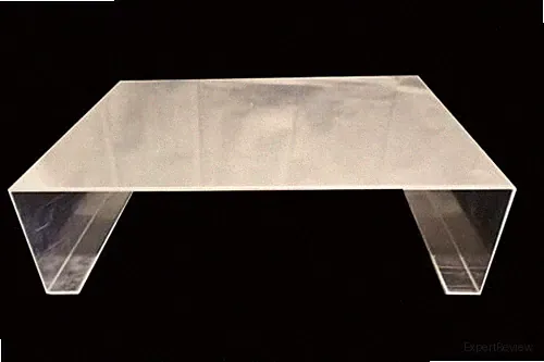 Aufsatz Erhöhung TV/Monitor Ablage aus Aluminium Breite 120cm Höhe+Tiefewählbar