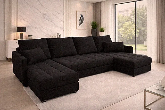 Aurelia U Wohnlandschaft Ecksofa U-Form Schlaffunktion Bettkasten Wohnlandschaft