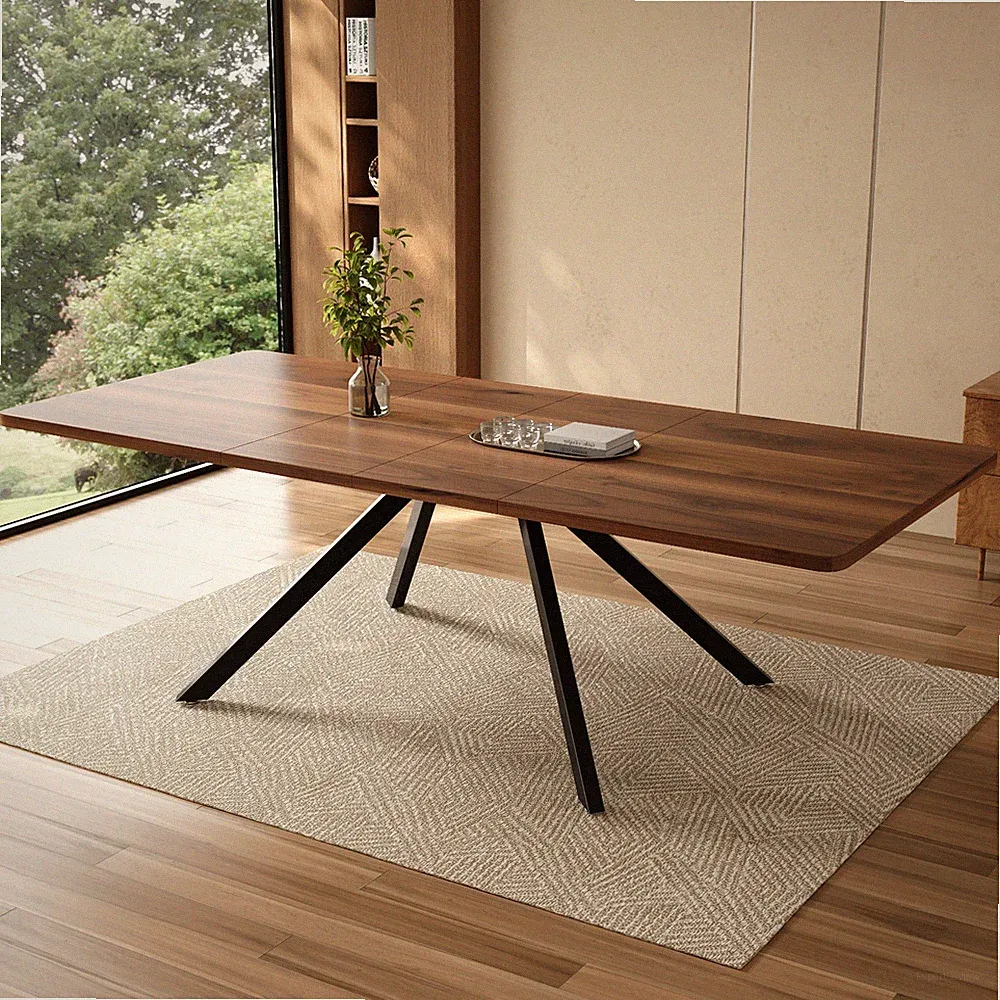 Ausziehbarer Esstisch Küchentisch 3 Längen 160/200/240*90 cm für 6-10 Personen
