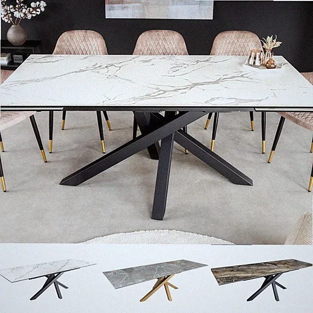 Ausziehbarer Esstisch MARVELOUS 180-220-260cm Keramiktisch Tisch made in Italy