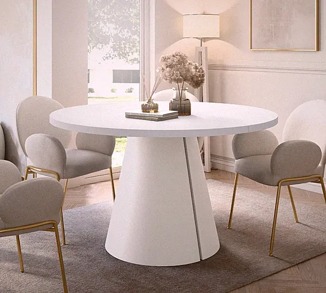 Ausziehbarer Tisch Calma 120 Cashmere Esszimmer Esszimmertisch Stahl Design