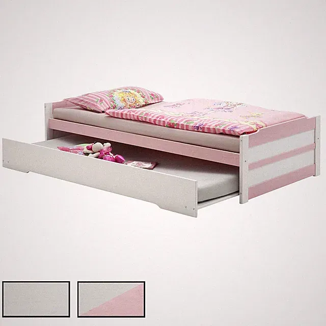 Ausziehbett Jugendbett Bett mit Stauraum Tagesbett Funktionsbett Bett 90x200