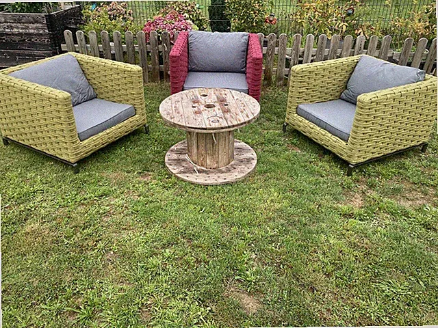B&B Italia Outdoor Sessel RAY OUTDOOR – Loungesessel TOP Zustand 3er-Set Lounge