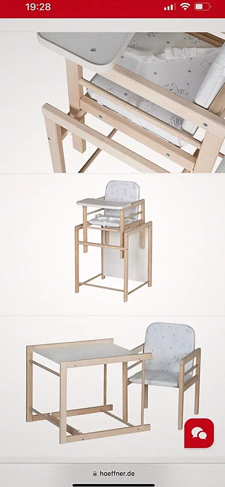 Baby Hochstuhl X-Tra Höffner