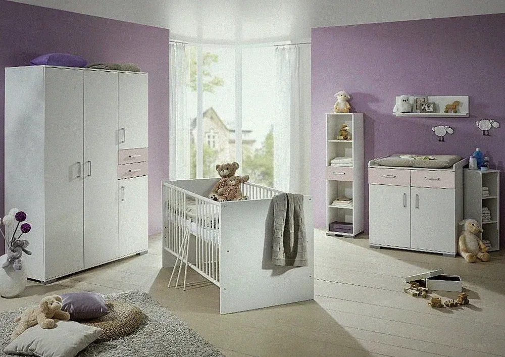 Babymöbel Wickeltisch Babybett Kinderwagen NEU Babyzimmer komplett Kinderzimmer
