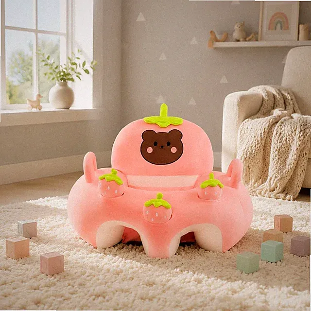 Babysessel Cartoon-Design Anti-Rutsch Babysofa Platzsparend für Kinderzimmer