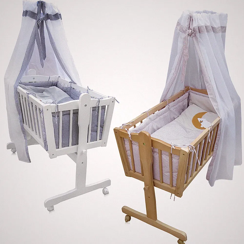 Babywiege Babybett Kinderbett Schaukelwiege Stubenwagen Beistellbett Wiege Vicco