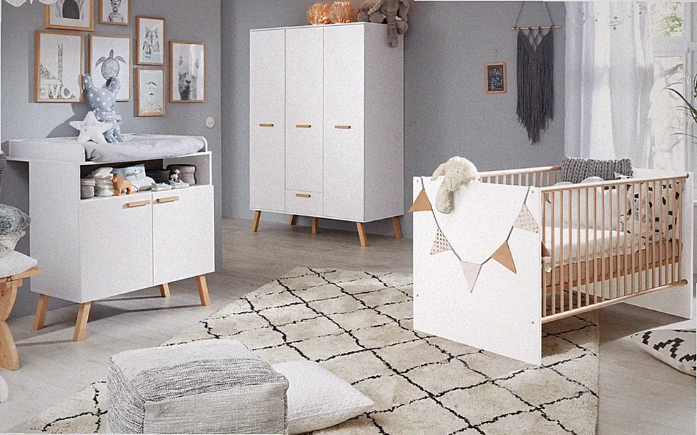 babyzimmer möbel set 3 teilig