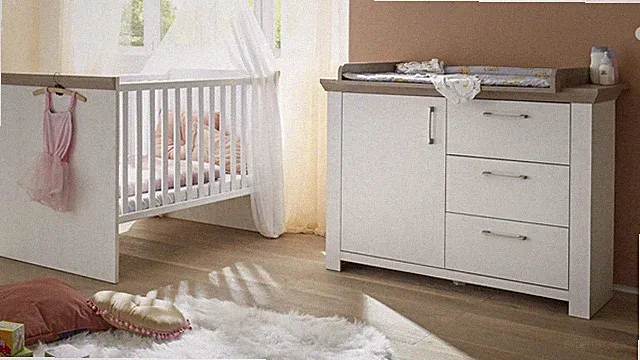 Babyzimmer-Set New York 2-teilig Anderson Pine Nelson Eiche umbaubar