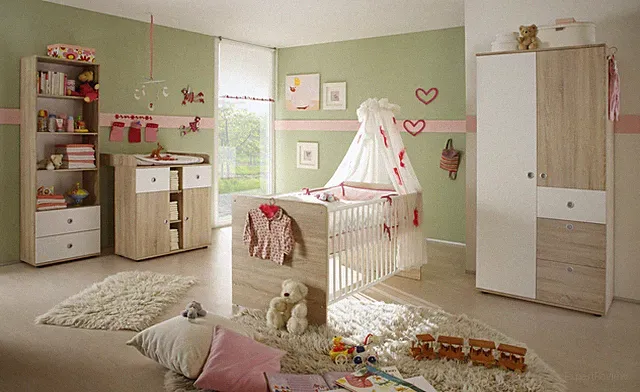Babyzimmer Wiki 4 teilig Sonoma Weiss