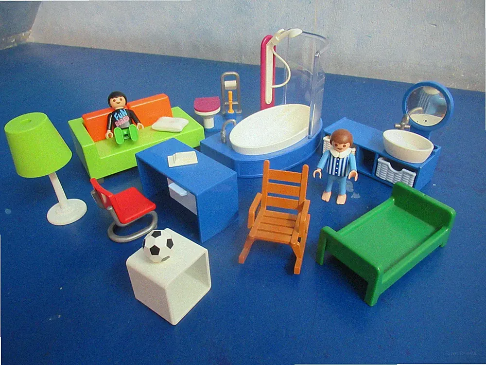 Bad Jugend Kinderzimmer Möbel Figuren Figuren z 9266 4279 5574 Playmobil 9019