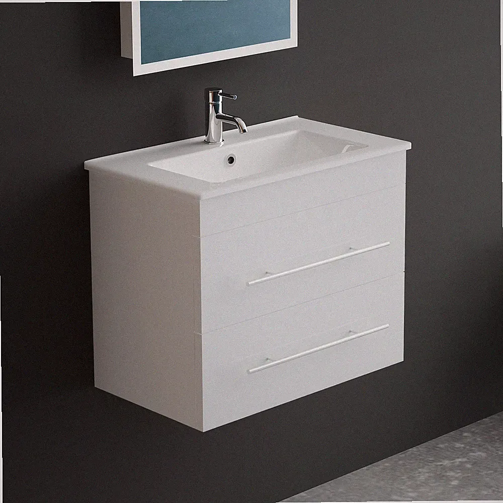 Badezimmer Möbel Waschbeckenunterschrank Badmöbel Set mit Waschbecken Waschtisch