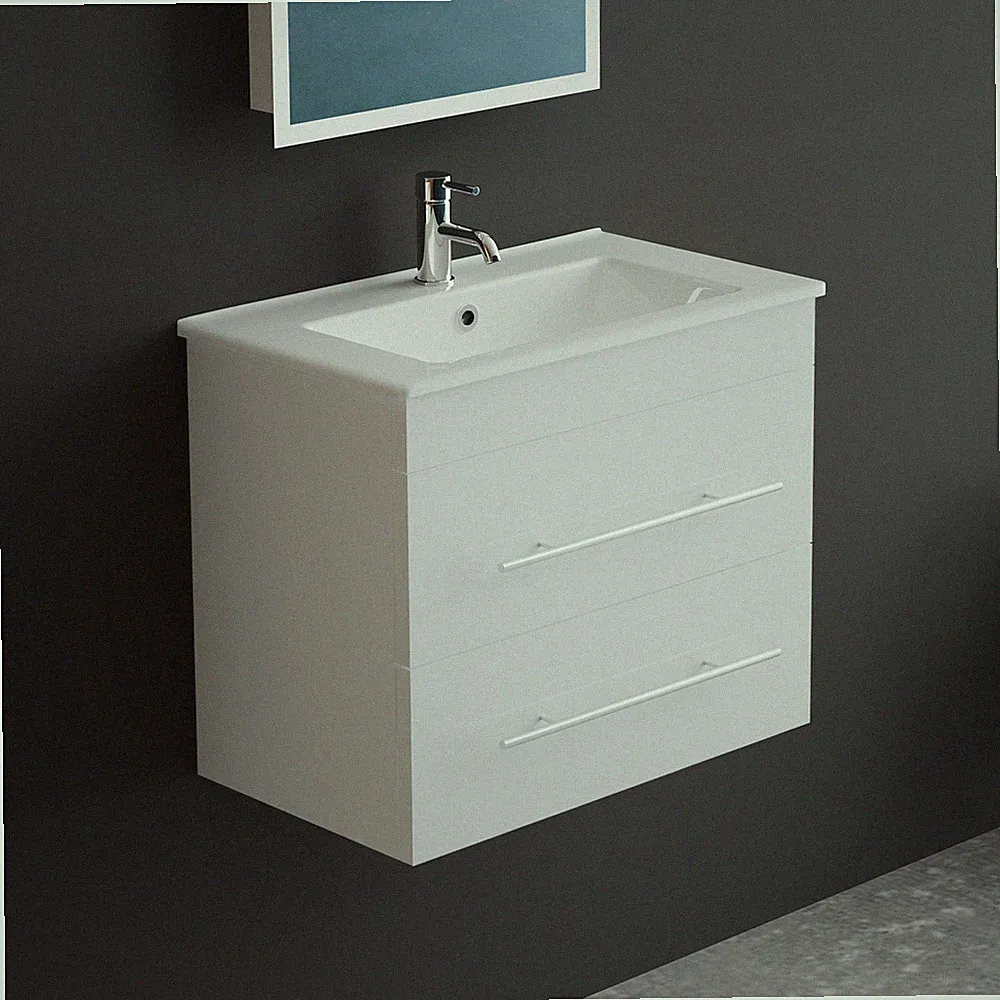 Badezimmer Möbel Waschbeckenunterschrank Badmöbel Set mit Waschbecken Waschtisch