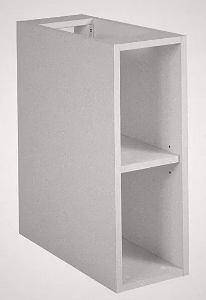 Badezimmerregal Badmöbel Badezimmerschrank Regal FLOW LOFT 20 Schwarz