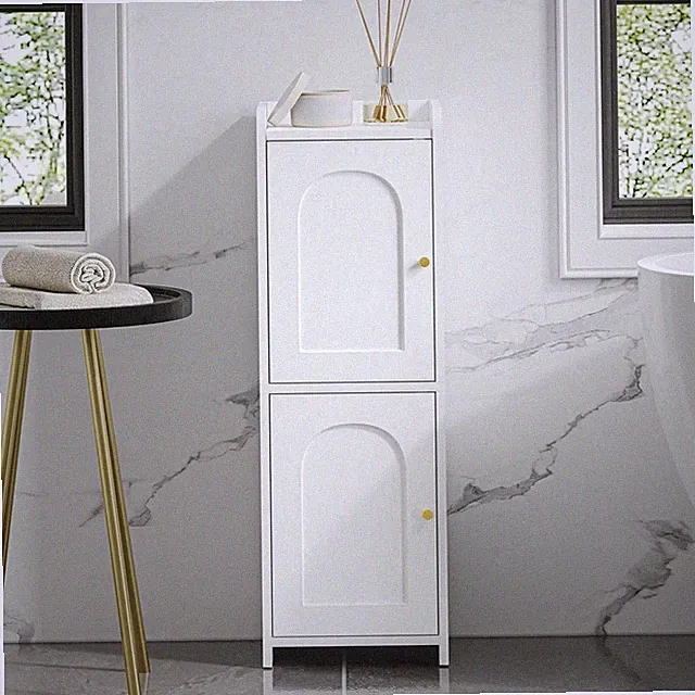 Badezimmerschrank 2 Türenschränke Badschrank verstellbare Ablagen modern