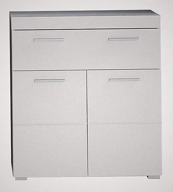 Badezimmerschrank „Amanda“ von Trendteam, weiß, Hochglanz, 73 x 79 x 31 cm