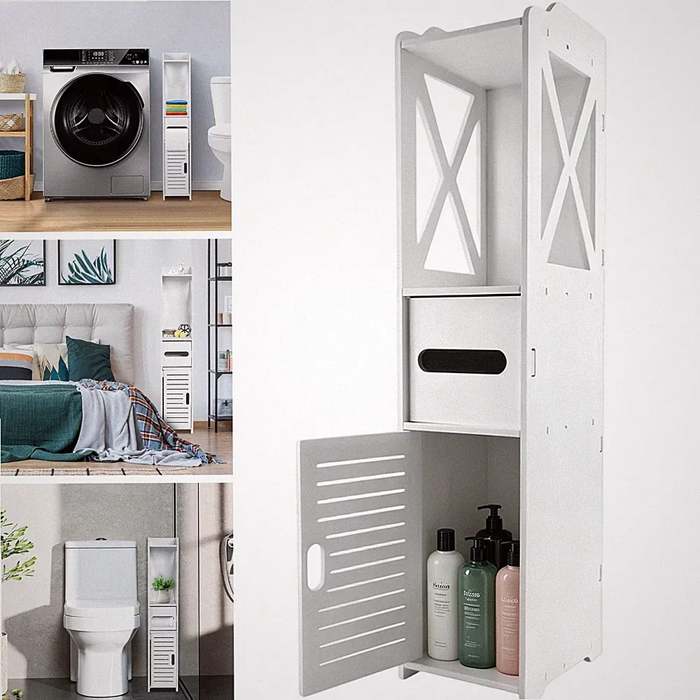 Badezimmerschrank Badmöbel-Set Schränkchen NEU Platzsparend Für WC/Toilette