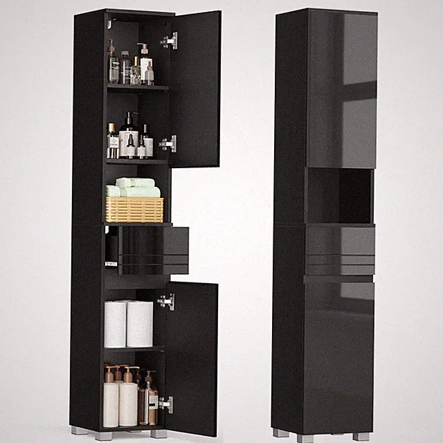 Badezimmerschrank, Badschrank, Badezimmermöbel mit Einer Schublade, verstellb...