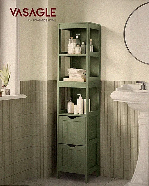 Badezimmerschrank, Schrank freistehend, Badezimmermöbel