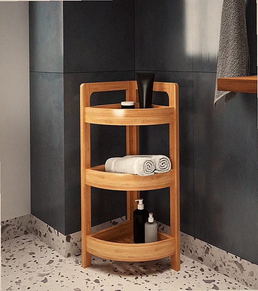 Badregal Anssiko Badezimmerschrank Schrank Badezimmer Kommode Badmöbel M24