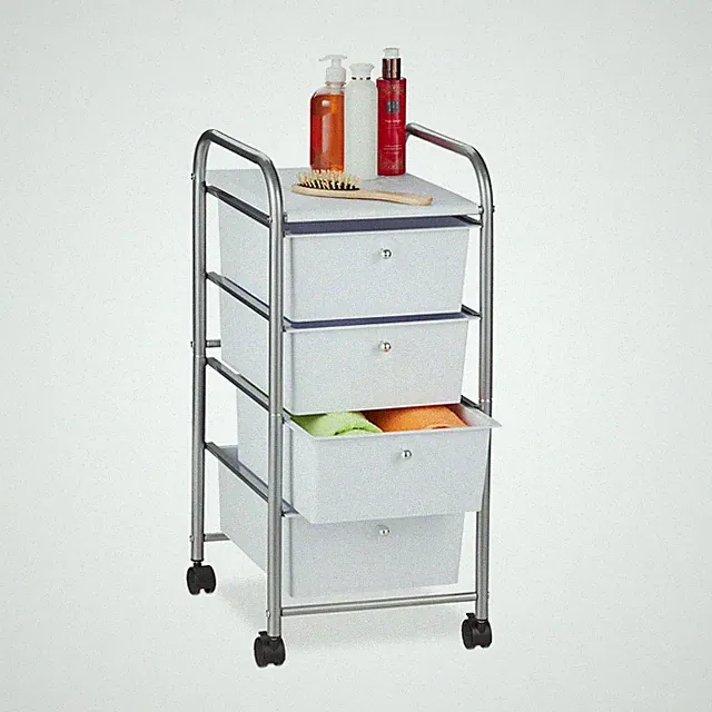Badrollwagen Badwagen Schubladenwagen Kosmetikwagen Aufbewahrungswagen 25 kg