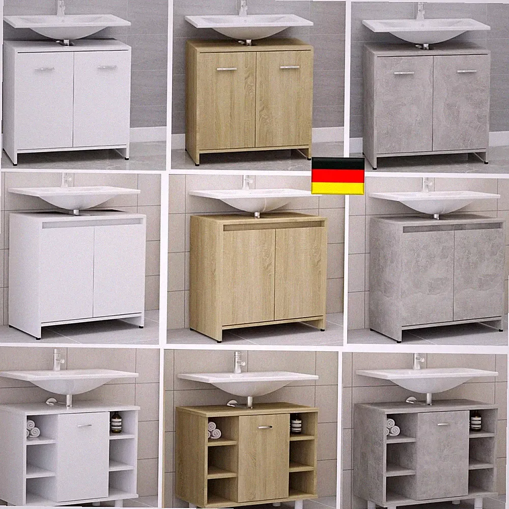Badschrank Kommode Unterschrank Waschbeckenunterschrank Badezimmermöbel Badmöbel