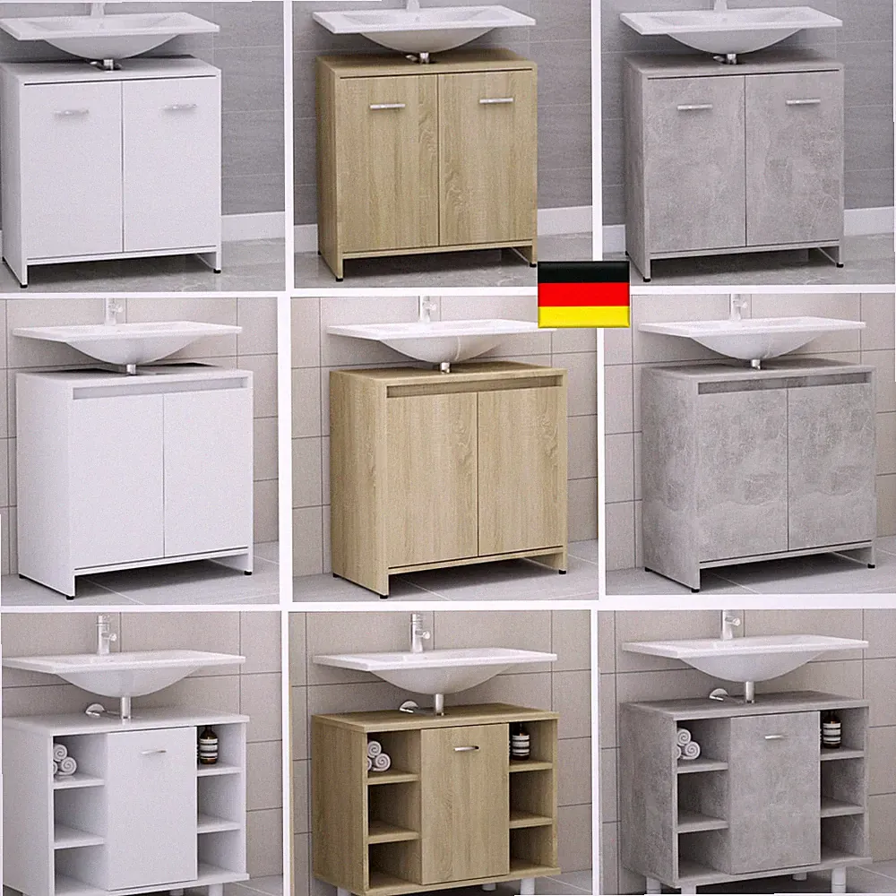 Badschrank Kommode Unterschrank Waschbeckenunterschrank Badezimmermöbel Badmöbel