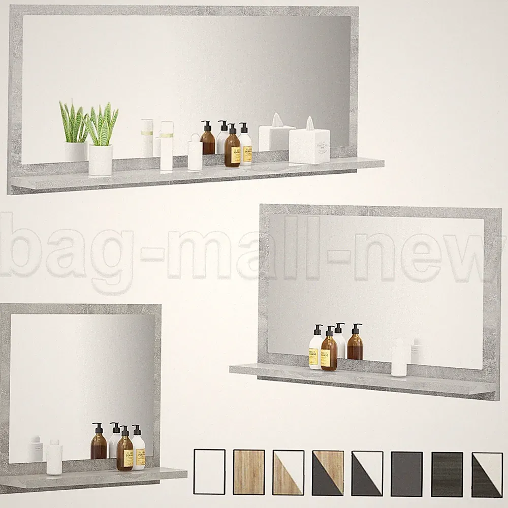 Badspiegel mit Ablage Wandspiegel Badezimmerspiegel Badezimmer Spiegel Badmöbel