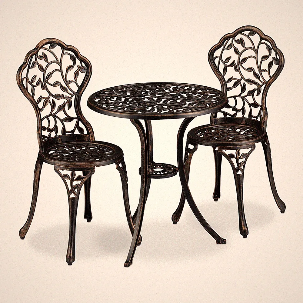 Balkonmöbel set Bistro Möbel rund leicht Gartenmöbel Set Terrassenmöbel Set
