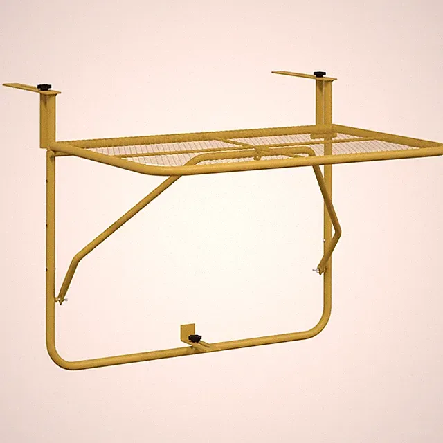 Balkontisch Hängetisch klappbar Balkonhängetisch Balkonklapptisch 60x40 cm Stahl