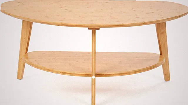 Bambus Couchtisch Sofatisch Wohnzimmertisch Kaffeetisch Ablage Stauraum niedrig
