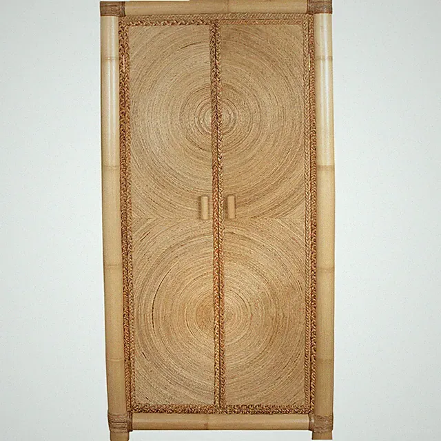 Bambusschrank Bandar Garderobenschrank Kleiderschrank Holzschrank Schrank Natur