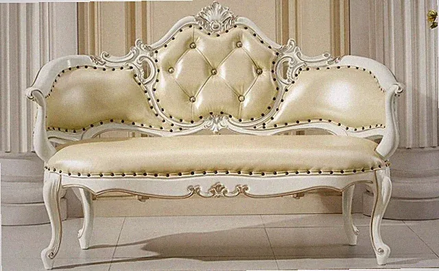 Bank Chesterfield Polster Sofa Ledersofa Königliche Sitzbank Couch