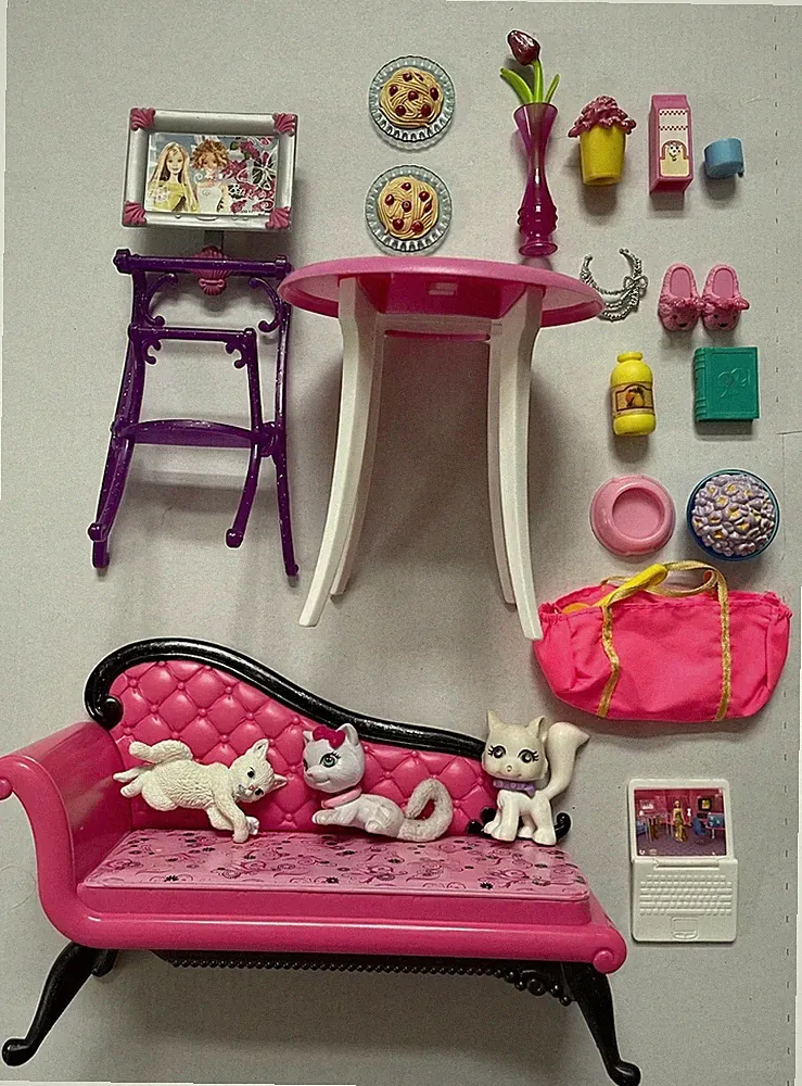 Barbie Sofa Glam Furniture Möbel Schrank Zubehör