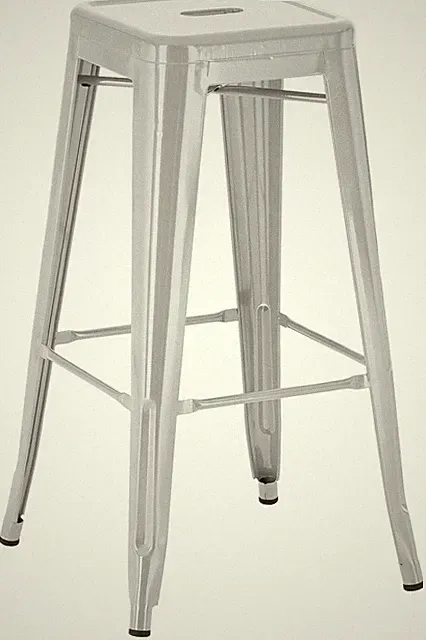 Barhocker Joshua aus Metall Tresenhocker Barstuhl stapelbar Sitzhöhe 76 cm