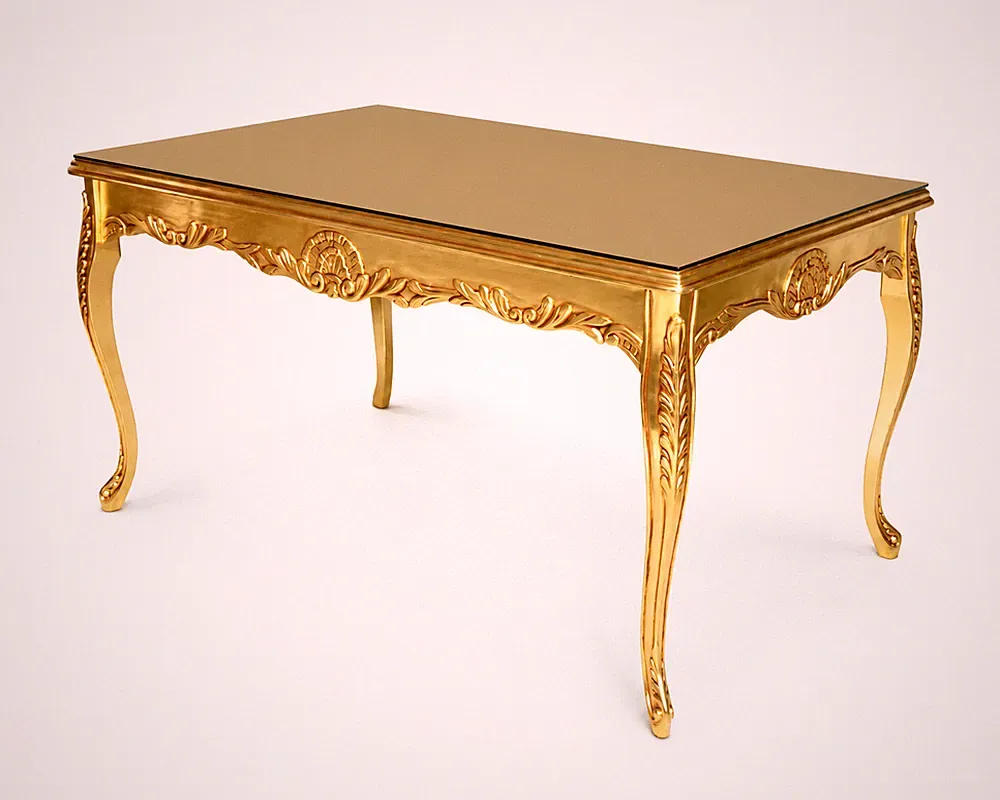Barock Esstisch 200 × 90 cm – Eleganter Luxus im royalen Design - Esszimmer