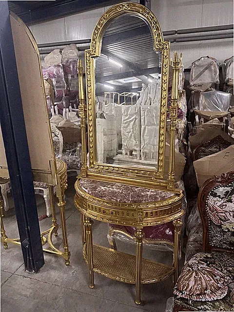Barock Konsole Spiegelkonsole
