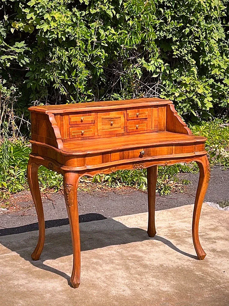 Barock Sekretär Schreibtisch Biedermeier STILMÖBEL Nussbaum