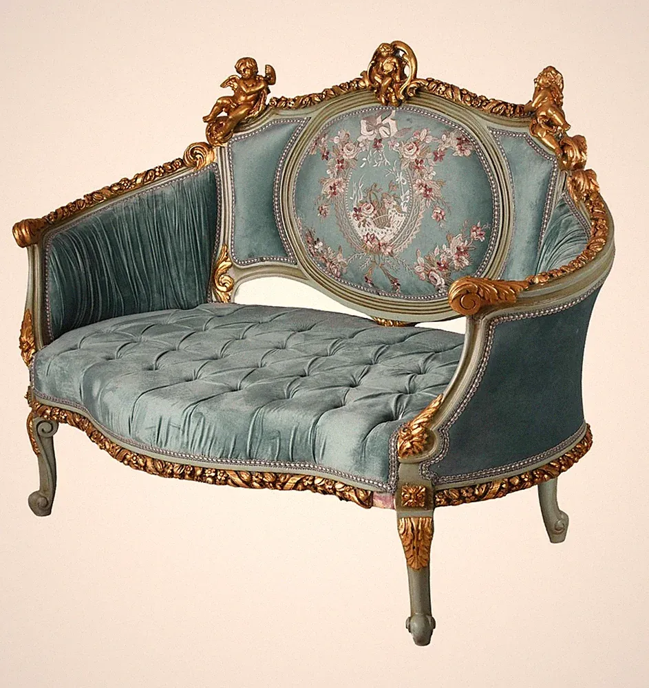 Barock Sofa Chateau Madame Rokoko Kanapee Amoretten