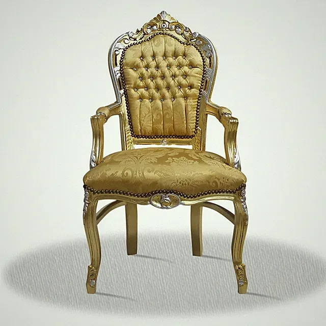 Barock stuhl gold Esstisch modern repro look klassich punkte luxus edel qualität