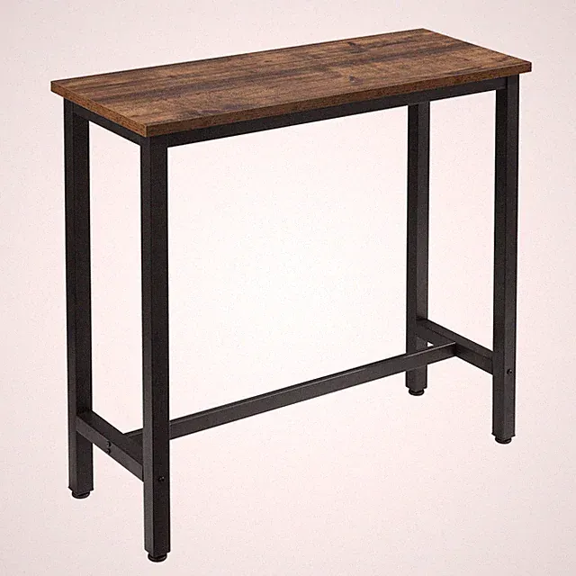 Bartisch Bistrotisch Stehtisch Esstisch Metallgestell 100x40x100cm BT33hov
