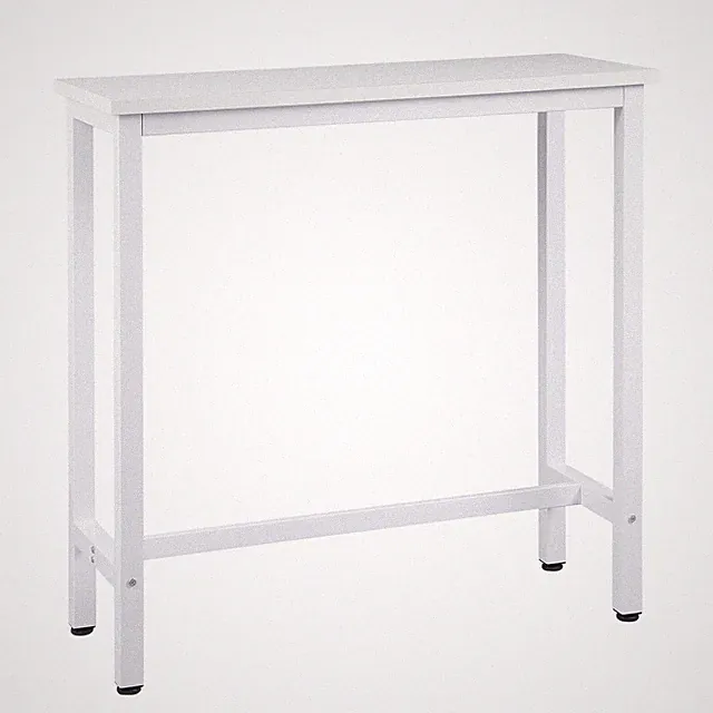 Bartisch Bistrotisch Stehtisch Esstisch Metallgestell 100x40x100cm BT33ws