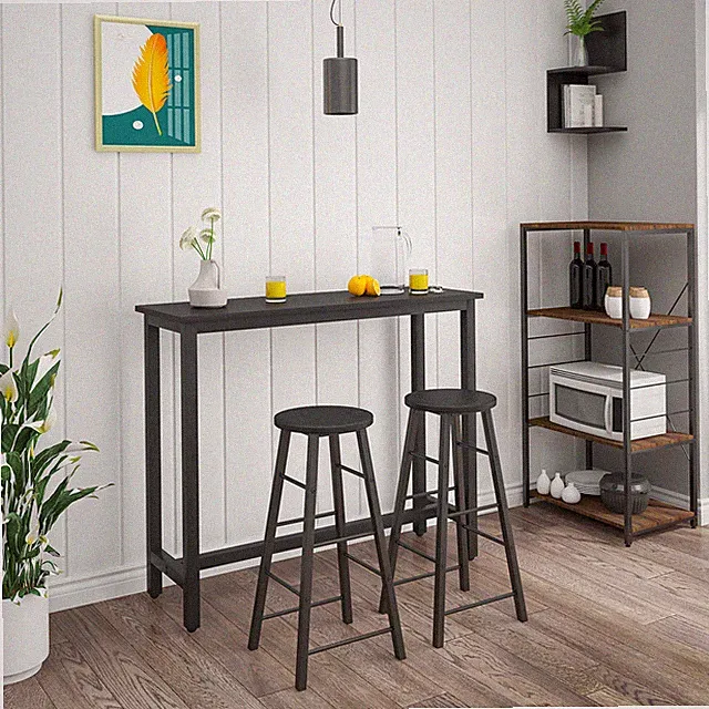 Bartisch Bistrotisch Stehtisch Esstisch Partytisch Hochtisch MDF Metall #1244