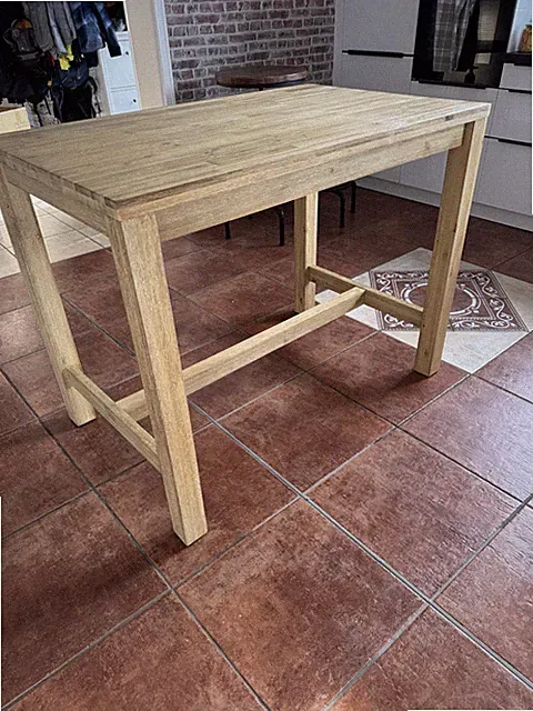 Bartisch/Tresentisch Neu Im Orginalkarton Echt Akazie Massiv Gebürstet 120 CM